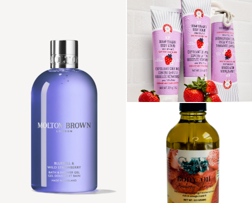 Smell like strawberries 🍓 cover photo collage