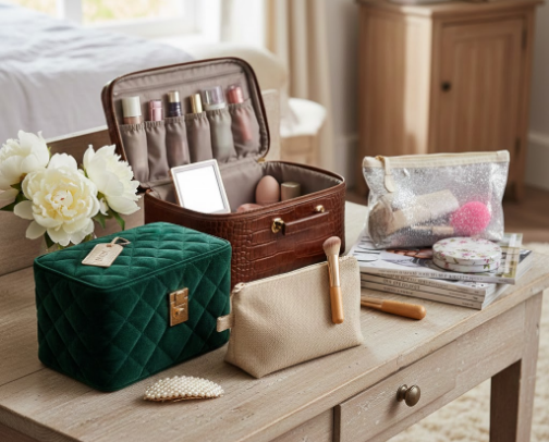 Chic Vanity Cases & Makeup Bags! (Luxury & Budget Picks) cover photo collage