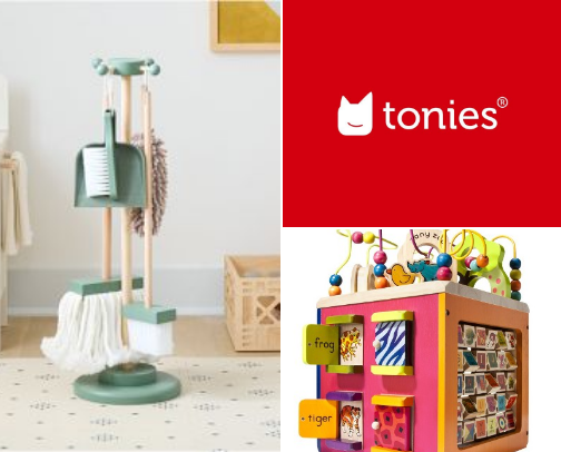 toddler toys! cover photo collage