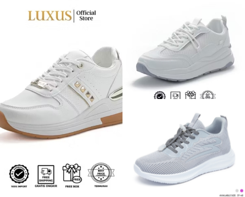 Viral Fashion and Sport Shoes Recommendations for Men and Women - Comfortable for Everyday Wear | Shopee Indonesia cover photo collage