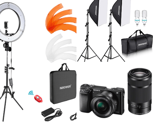Content creation cover photo collage