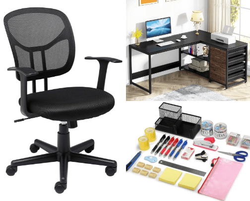 Home Office Decor cover photo collage