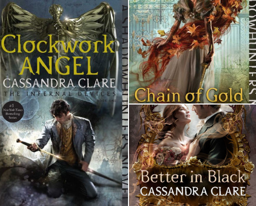 Best Victorian-Era Fantasy Romance Books to Start With — The Infernal Devices (My First Beloved Trilogy) cover photo collage