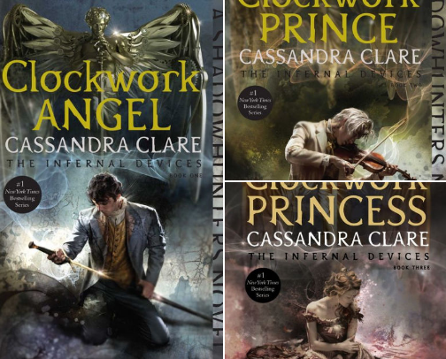 Best Victorian-Era Fantasy Romance Books to Start With — The Infernal Devices (My First Beloved Trilogy) cover photo collage