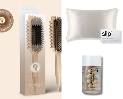 Curly Hair Care cover photo collage
