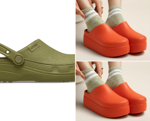 crocs 🐊 cover photo collage