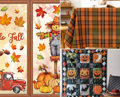 Nostalgic 90's Inspired Fall Decor 🎃🍂 cover photo collage
