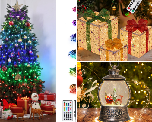 Christmas equipment cover photo collage