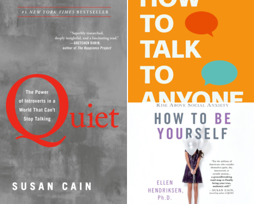 Meeting New People Made Me Spiral Until I Found These Books cover photo collage