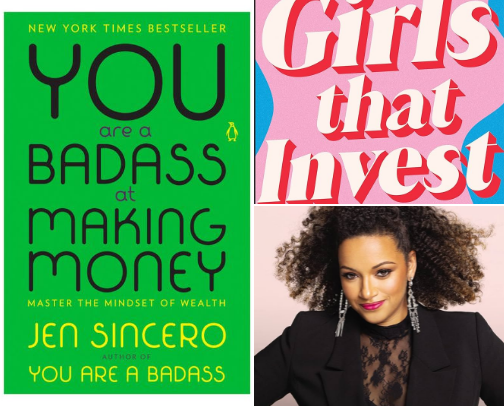 6 Books about Money by Women cover photo collage