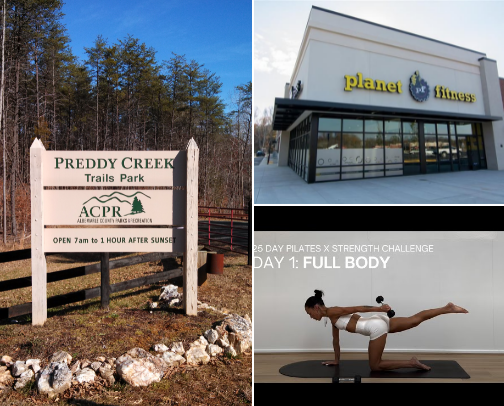 Get fit in the fall 💪🏽🎀 cover photo collage