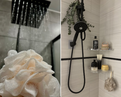 My Shower Routine For The Ultimate Glow-Up. cover photo collage