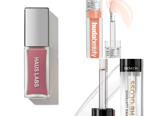 Glass-like lippies cover photo collage