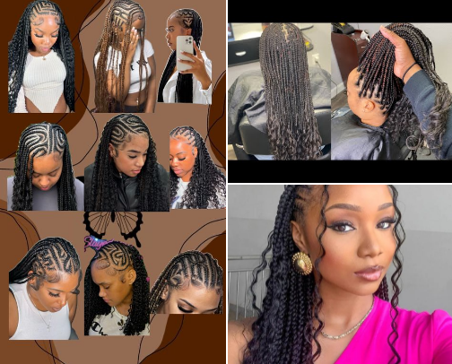 My summer hair styles cover photo collage