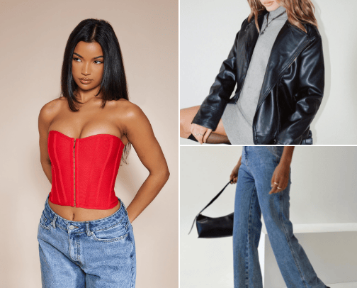 Valentines Day outfits cover photo collage