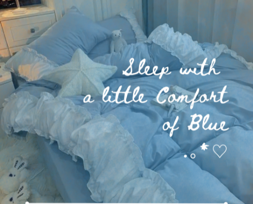 Soft Blue Comforts to Make Your Bedroom Feel Like a Cloud cover photo collage