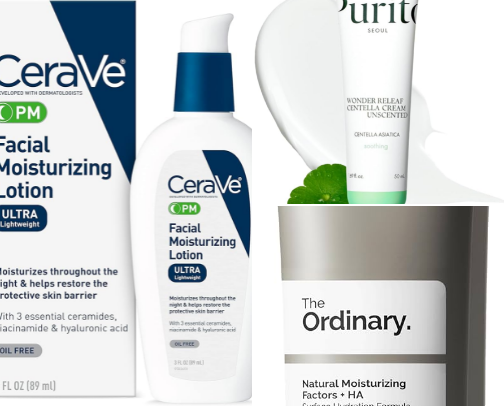 Moisturizers🧴✨ cover photo collage