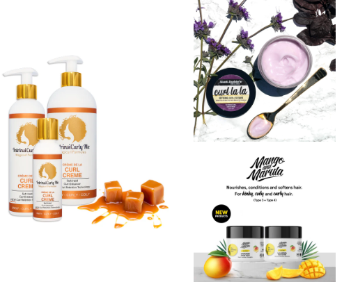 Hair Products for the Type 3 CURLY Girls 👩🏻‍🦱🎀 cover photo collage