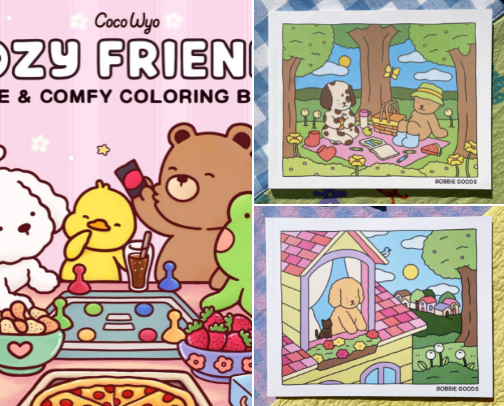 Coloring 🎨 cover photo collage