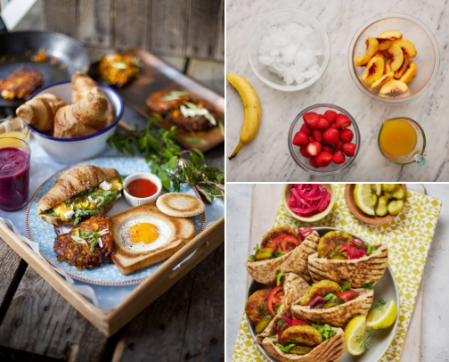Simple recipes cover photo collage