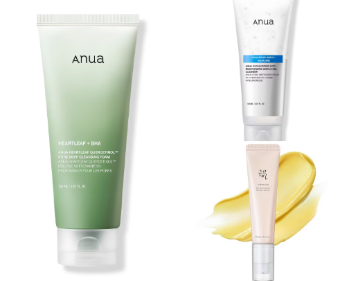 Skincare for Oily Skin cover photo collage