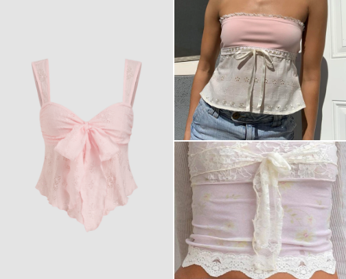 You don’t want FULL coquette, you just want the TOPS cover photo collage