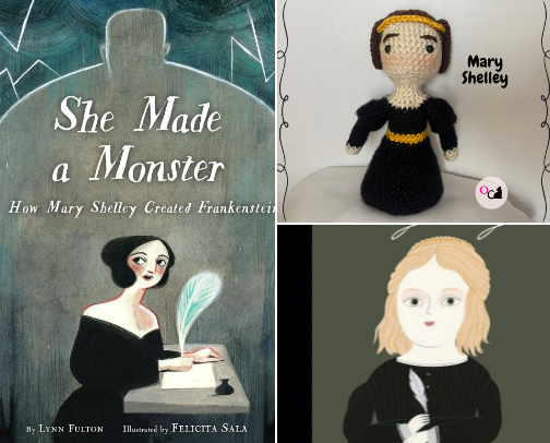 Mary Shelley and Her Monsters cover photo collage