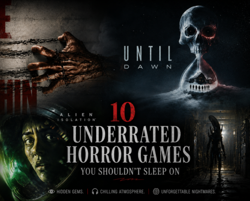 10 Underrated Horror Games You Shouldn't Sleep On cover photo collage