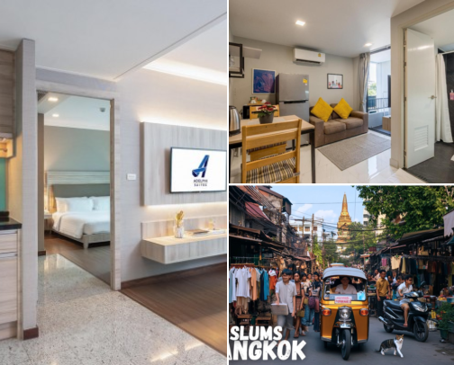 Comfortable Places to Stay While Discovering the City in Khlong Toei, Bangkok, Thailand cover photo collage