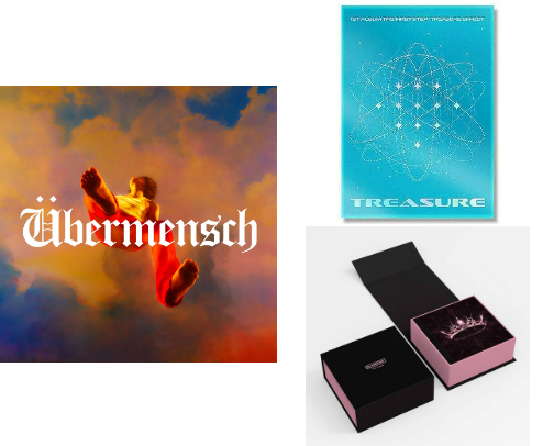 My Favorite Album Purchases 💿 cover photo collage