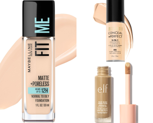 Affordable makeup products cover photo collage