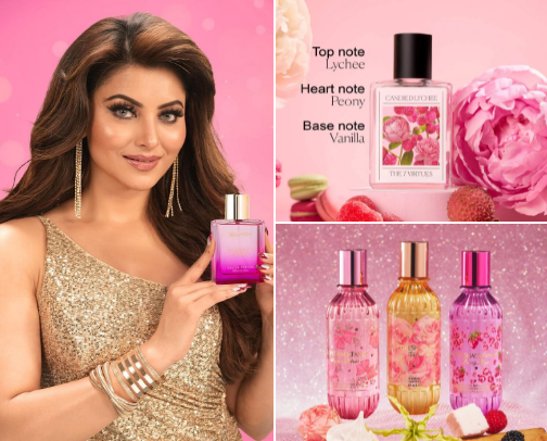 Fragrance with a great scents of smells cover photo collage