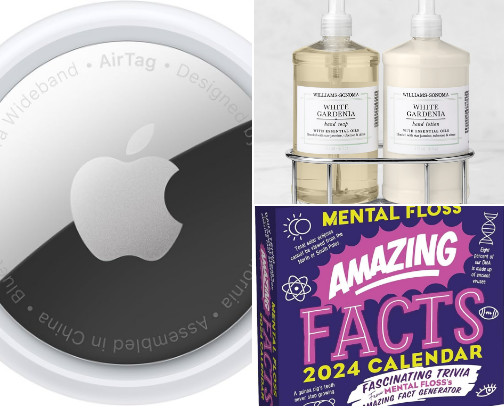 Office White Elephant Gift Guide cover photo collage