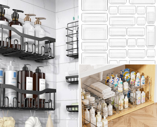 Bathroom Organization and Storage cover photo collage