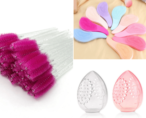 AliExpress cheap beauty things cover photo collage