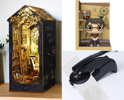 Unique bookless gifts for readers! 📚 cover photo collage