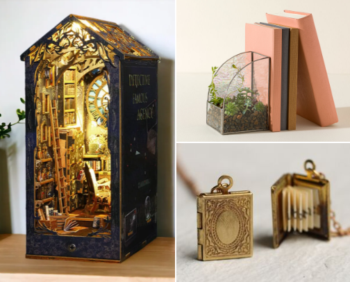 Unique bookless gifts for readers! 📚 cover photo collage
