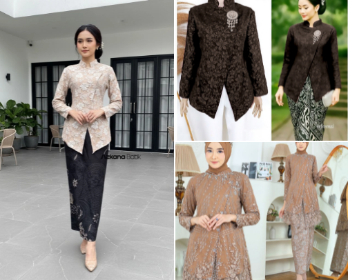 Traditional Indonesian Clothing: Kebaya cover photo collage