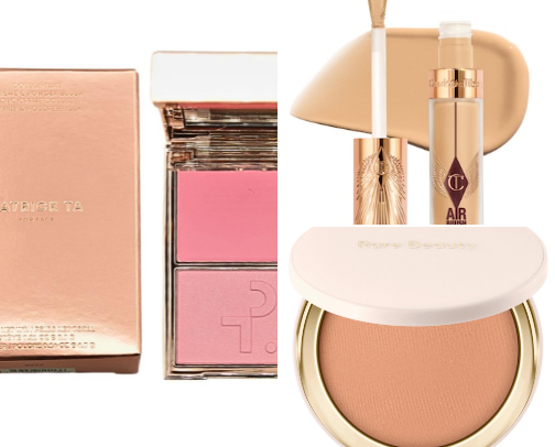 New beauty products with good ratings cover photo collage