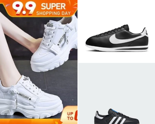 SHOES AND SANDALS cover photo collage