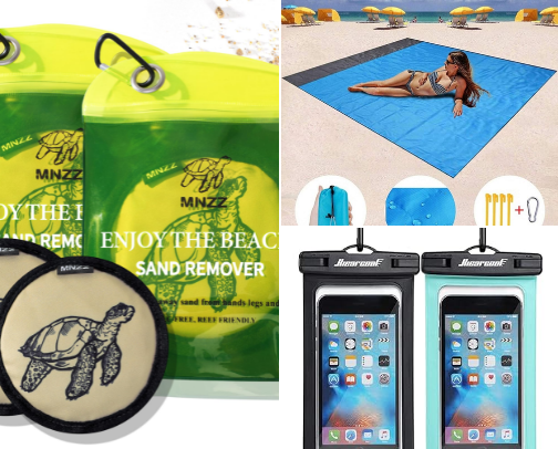 Beach Needs cover photo collage