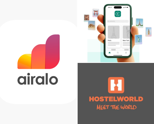 Apps & websites for budget travel, as a 10+ years traveler cover photo collage