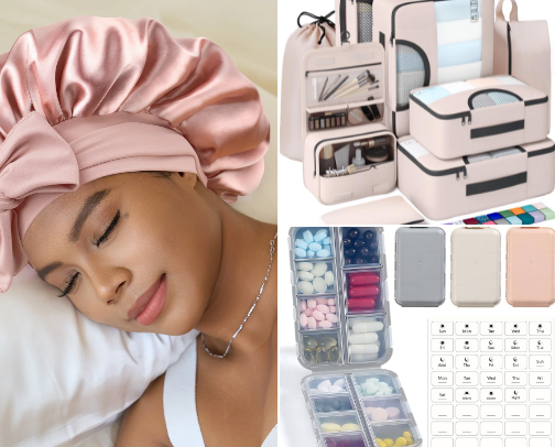 Travel stuff 🛩 cover photo collage