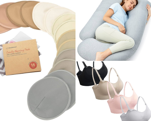 Soon-to-be or new mama must-haves cover photo collage