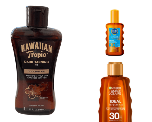 Tanning essentials- must have products cover photo collage