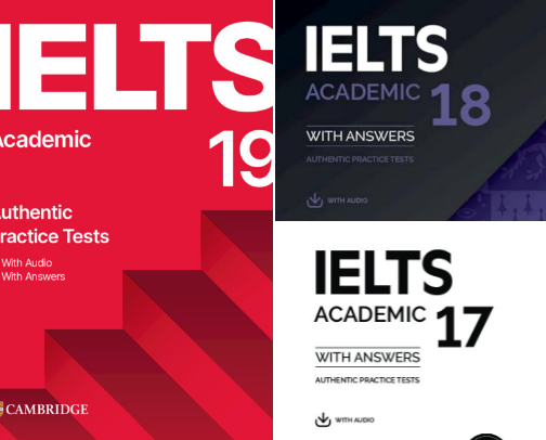 Free PDF - IELTS 19 Academic Student's Book with Answers with Audio with Resource Bank (IELTS Practice Tests) cover photo collage