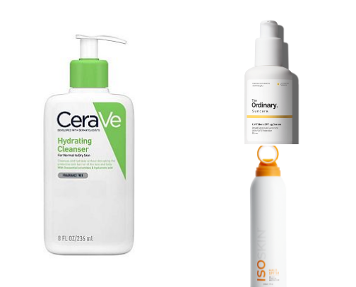 skincare essentials £15 and under cover photo collage