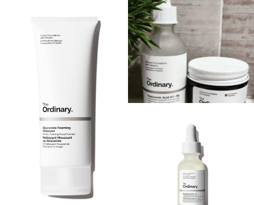 My 1x a week, night time, skin care routine. cover photo collage