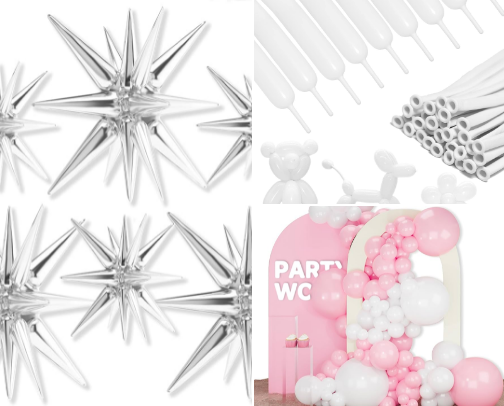 Balloon & Décor Essentials by Rellie B Creates cover photo collage