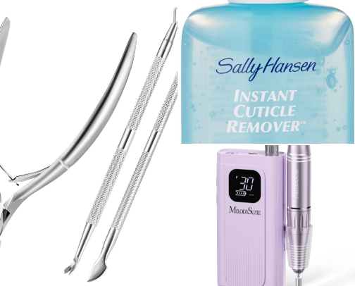 Must-have essentials for doing your nails at home💅🏼 cover photo collage